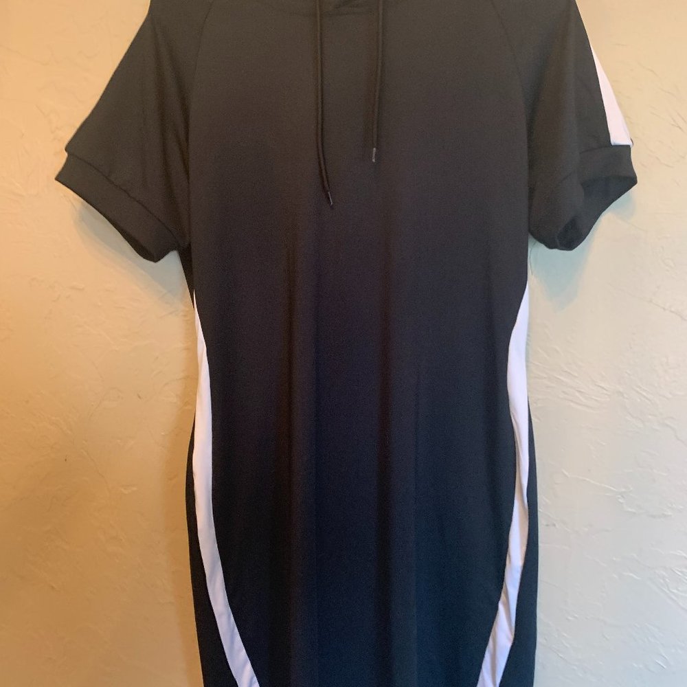 BCG Sports dress with Hoodie Black & white Size L